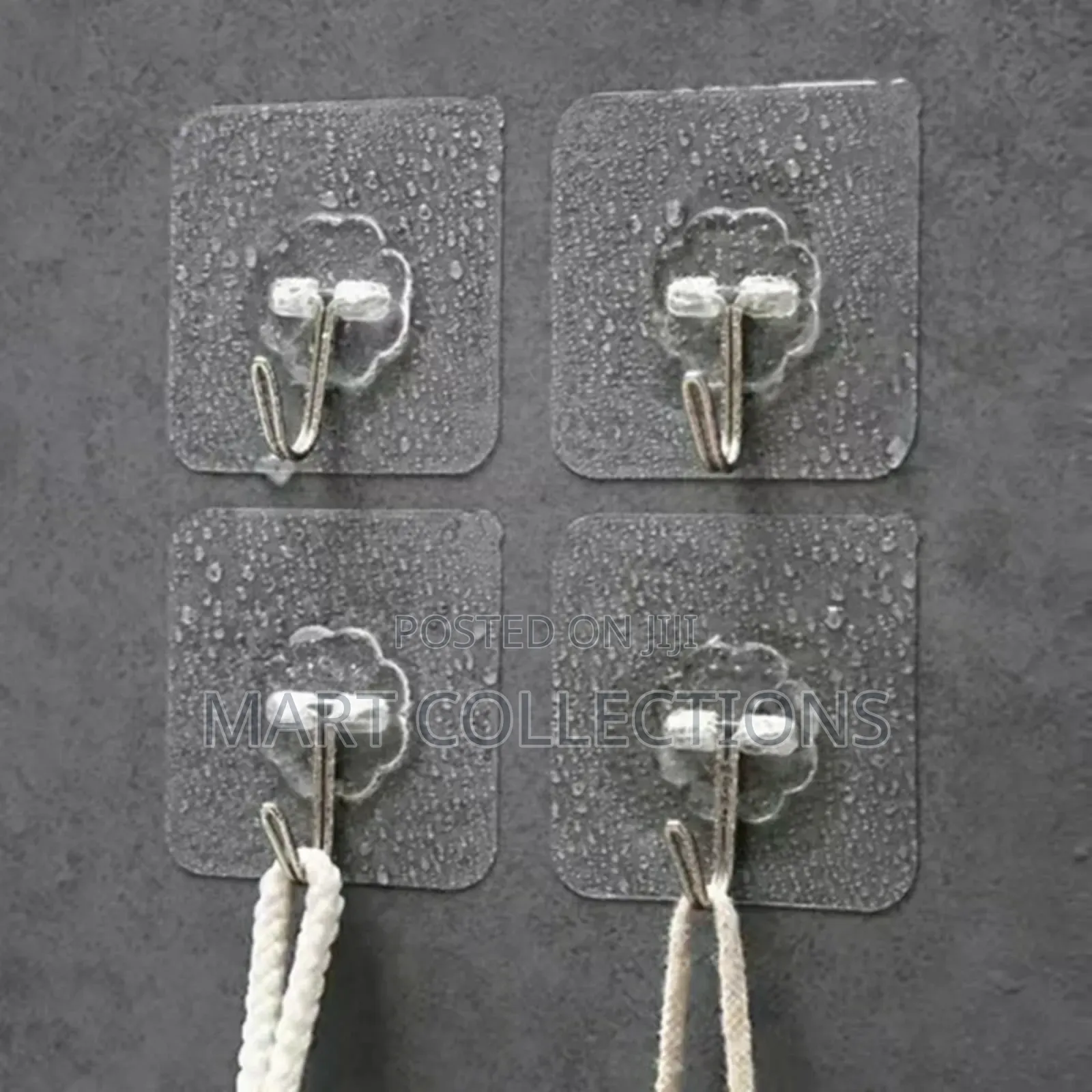 Transparent Decorative Wall Hooks (10pcs)