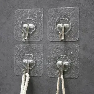 Transparent Decorative Wall Hooks (10pcs)