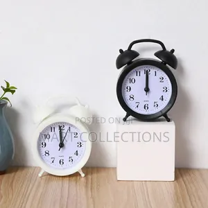 Portable Round Desk Alarm Clock / Bed Alarm