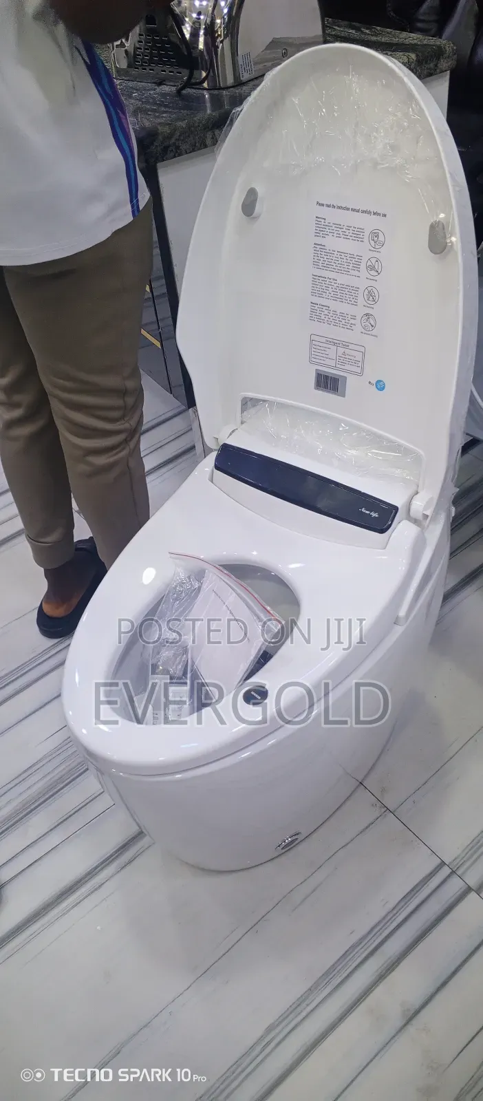 Sensor Water Closet With Remote Control Available