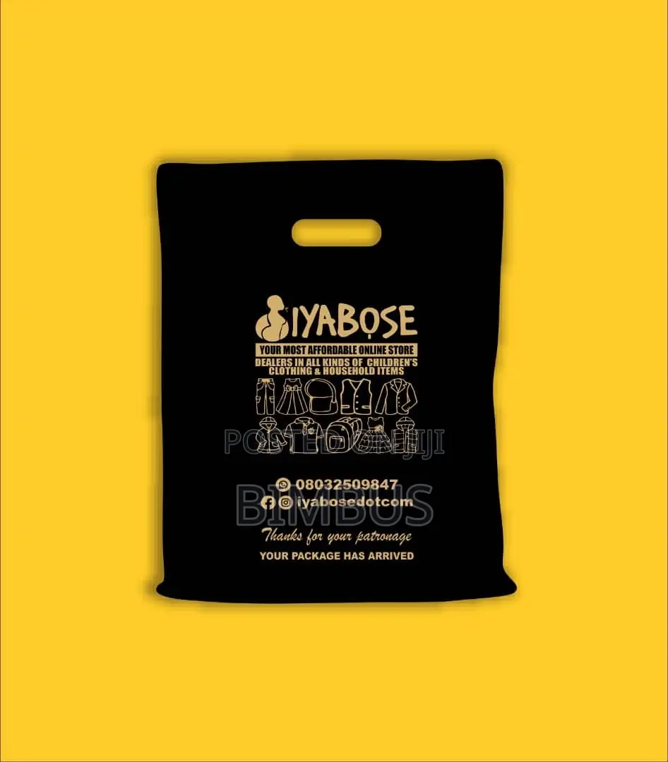Black Nylon Bag,.