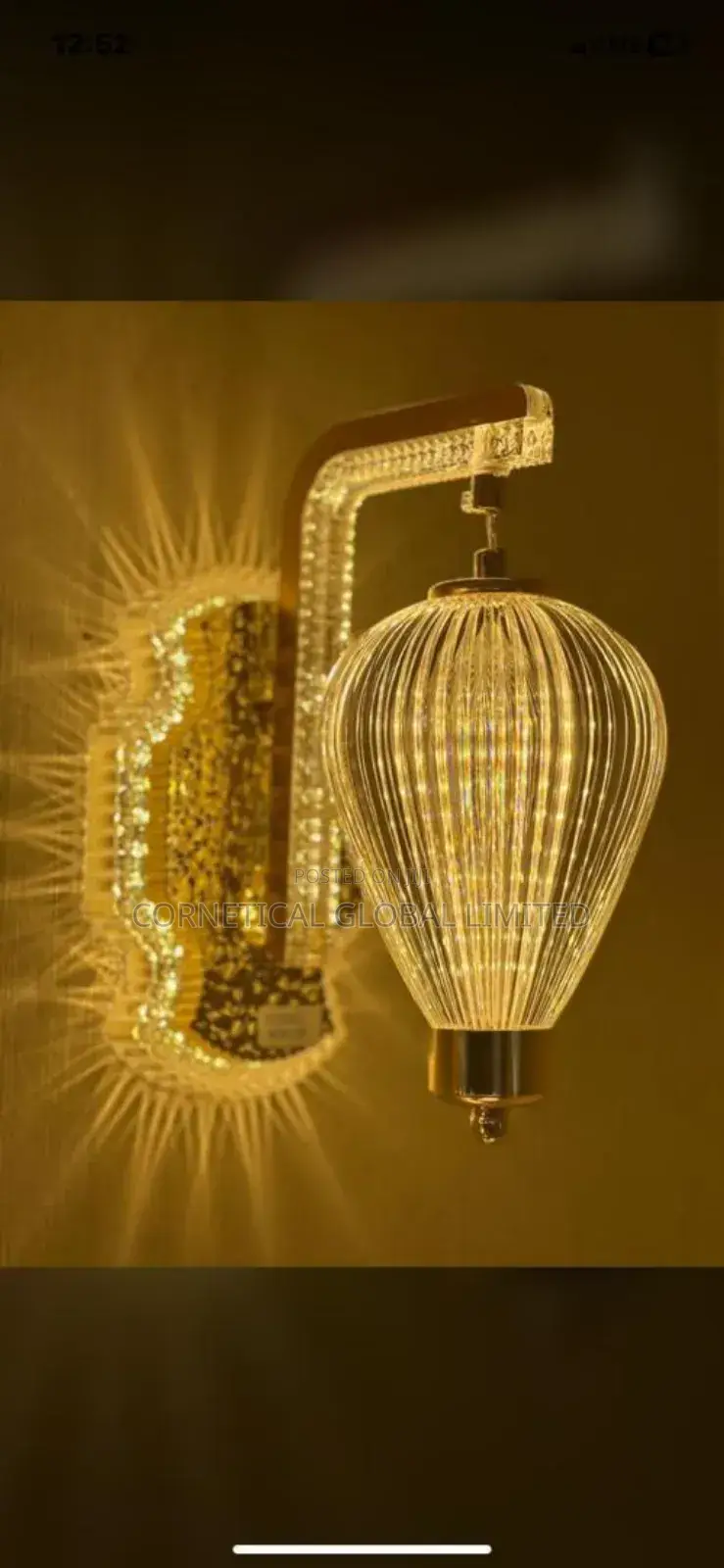 Modern Crystal LED Wall Bracket Light