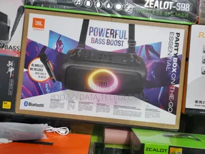 JBL Essential Partybox on the Go Powerful Bass Boost