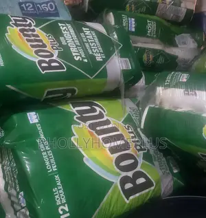 Bounty White Paper Towel Kitchen Rolls (Roll of 12)