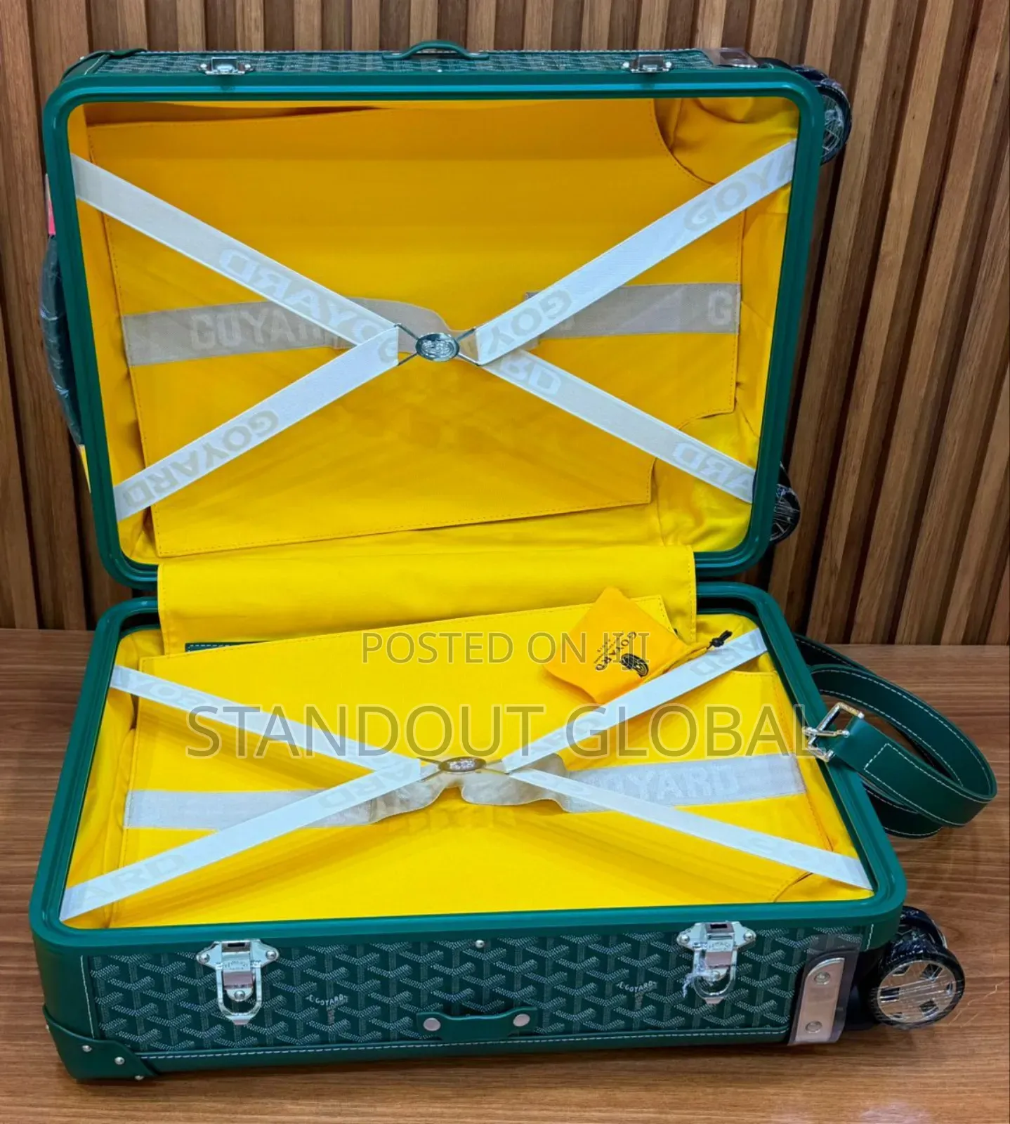 Original Goyard Bourget Trolley