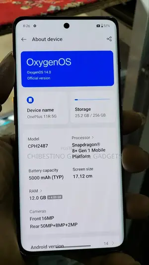 OnePlus 11R 256 GB Blue