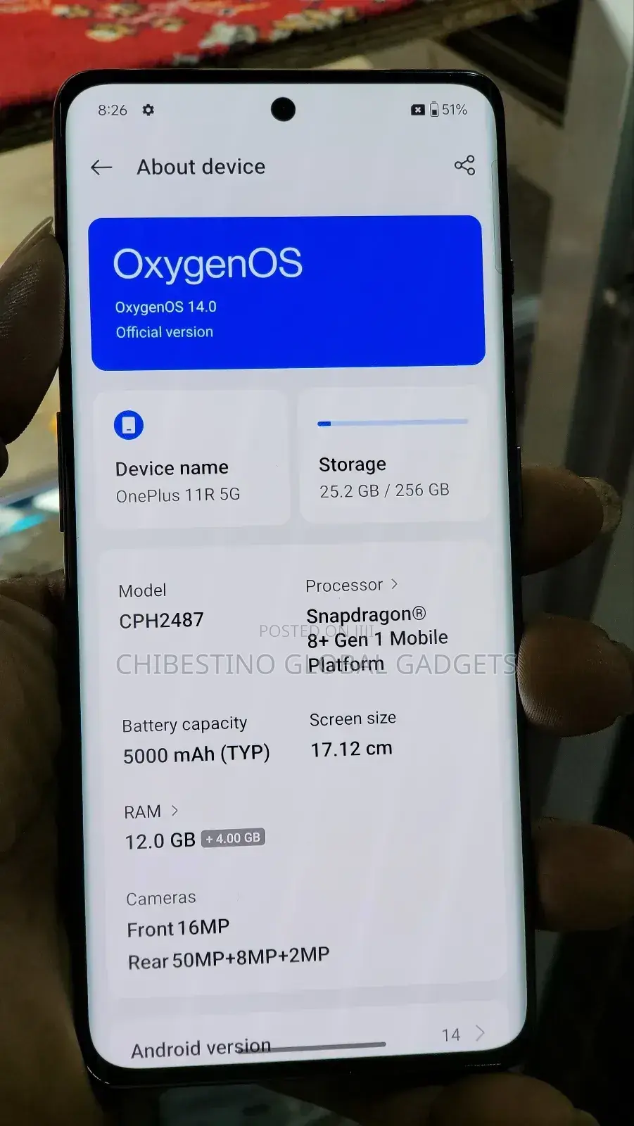 OnePlus 11R 256 GB Blue