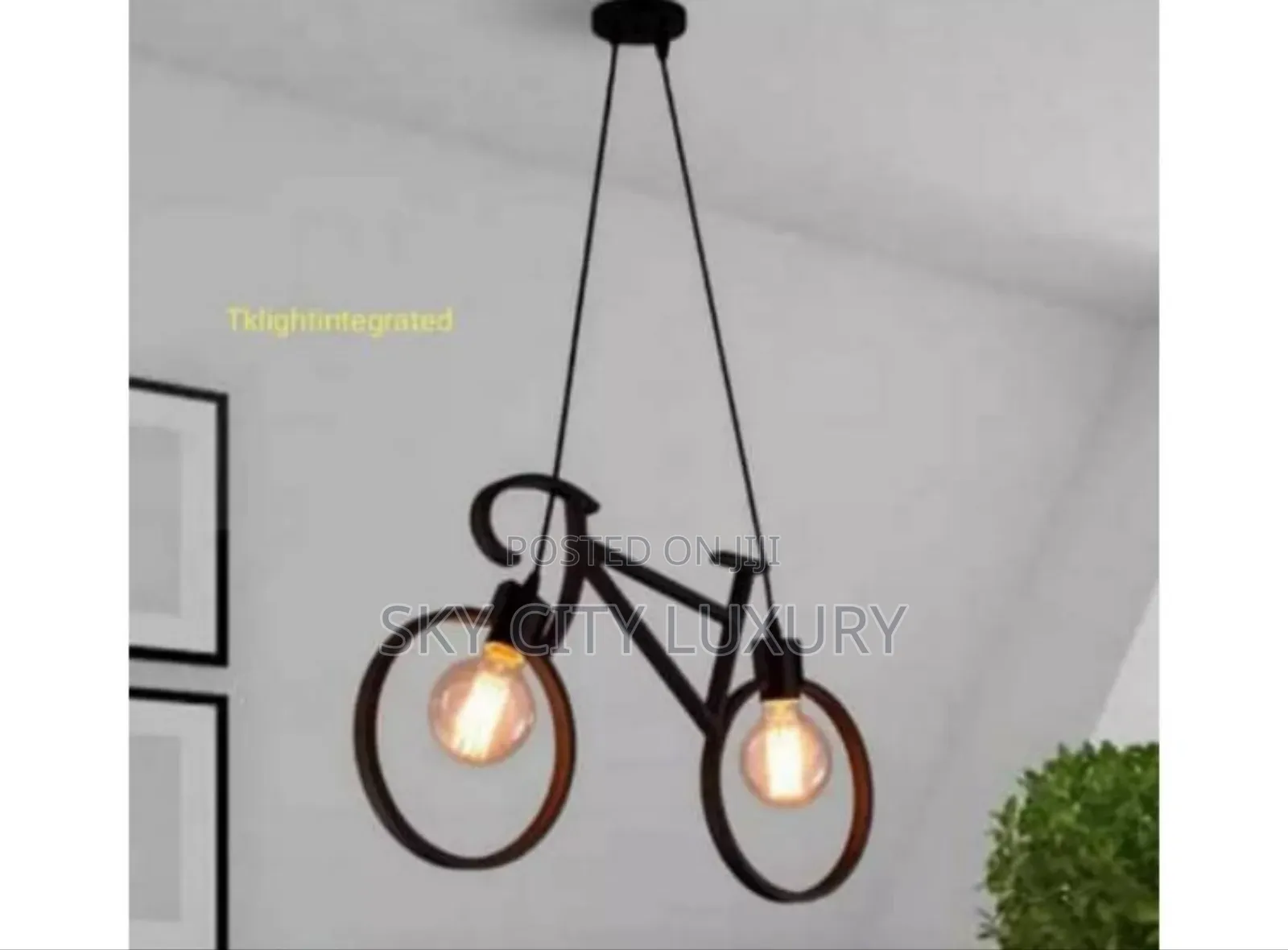 Modern Style Bicycle Chandelier Light