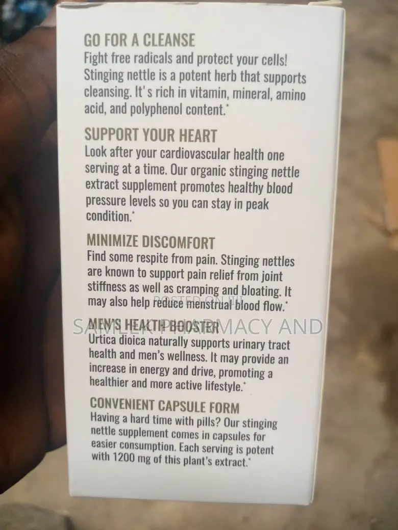 Herbamama Stinging Nettle Root- Urinary Tract Health-100