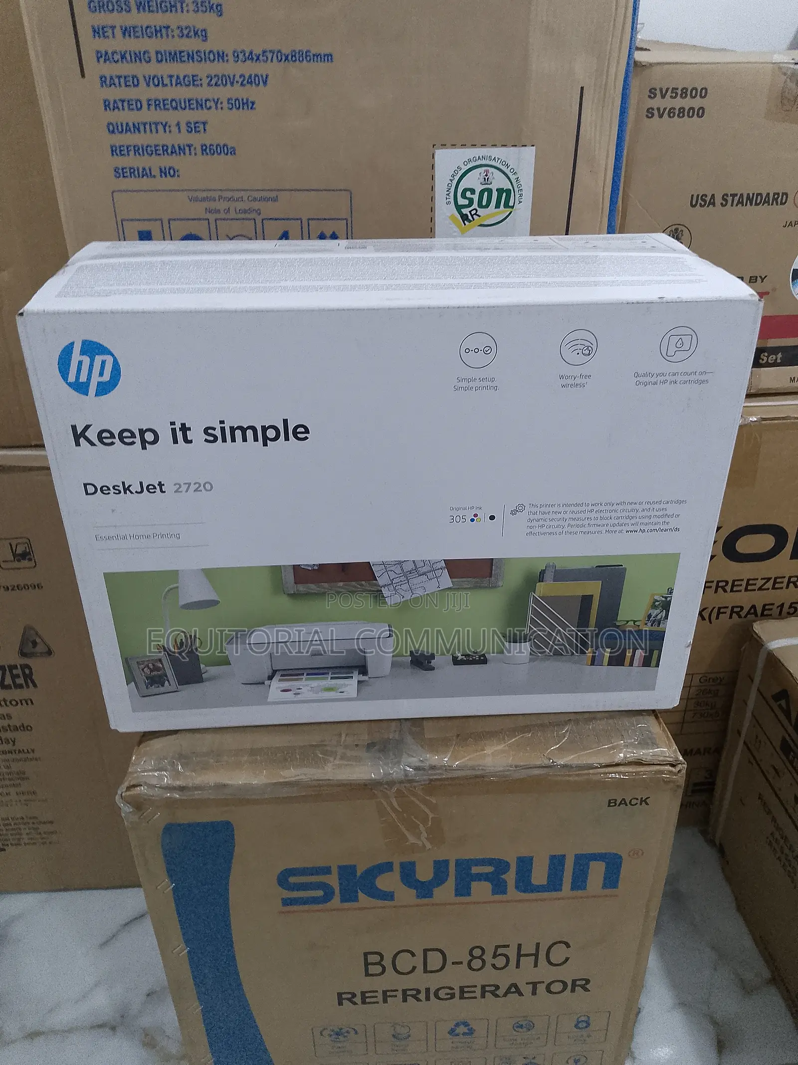 Hp Deskjet 2720 A4 Printer - White