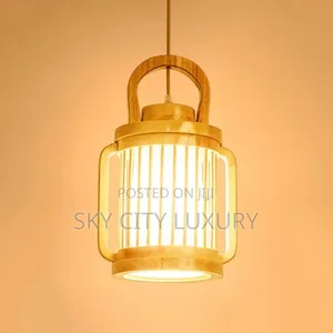 Japanese Style Wooden Dropping Light
