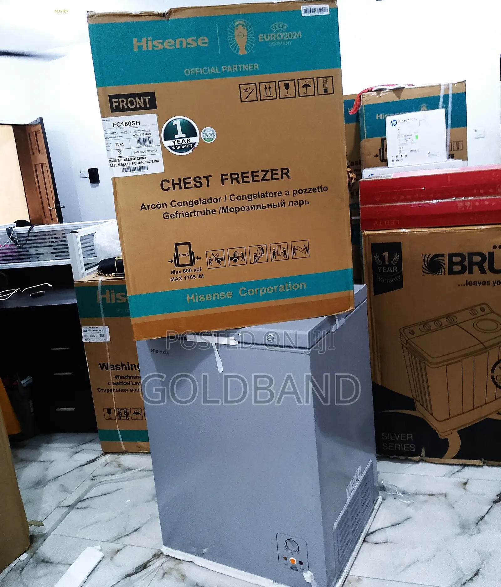Multifunctional 142L Hisense Chest Freezer "Fc180sh"