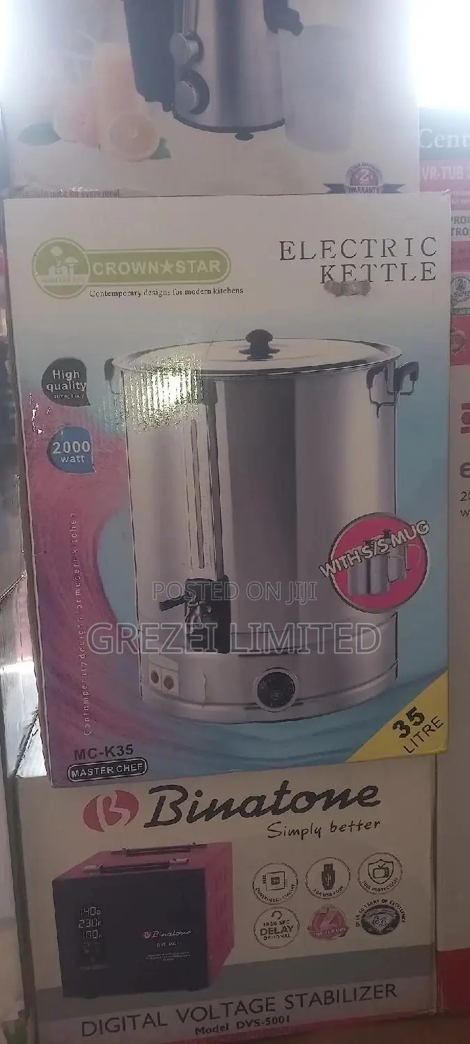 Master Chef Crown Star Electric Kettle