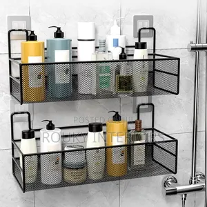 Iron Bathroom Shelf