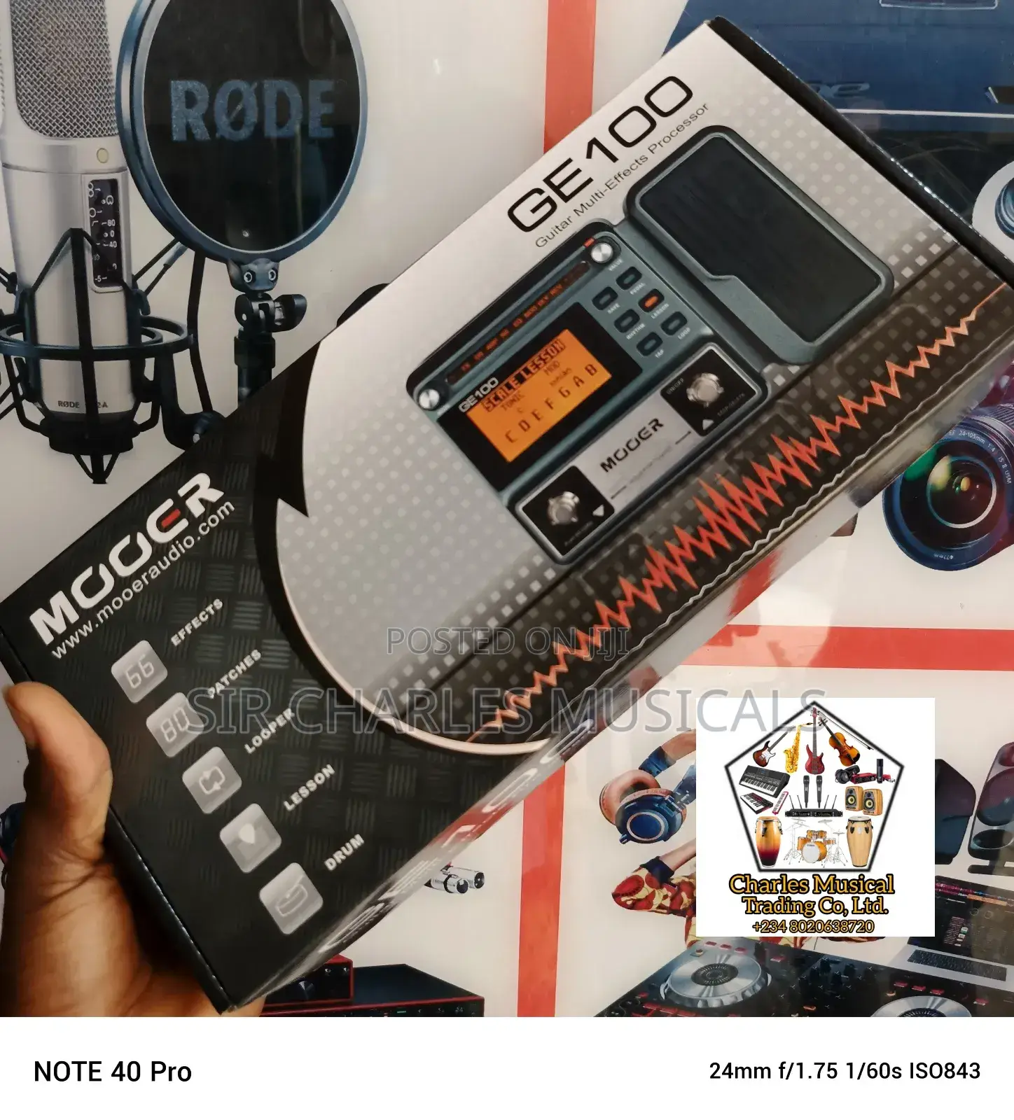 Mooer Ge 100 Guitar Effects
