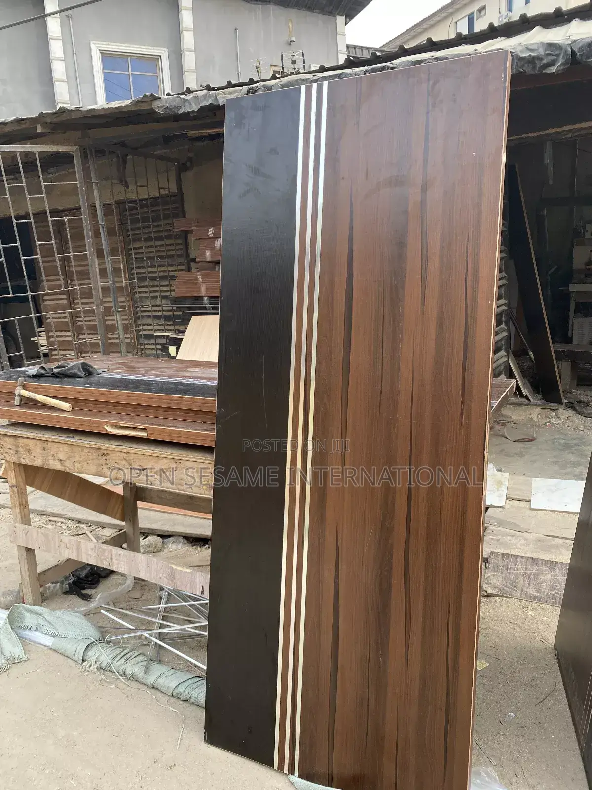 Black and Brown HDF Door