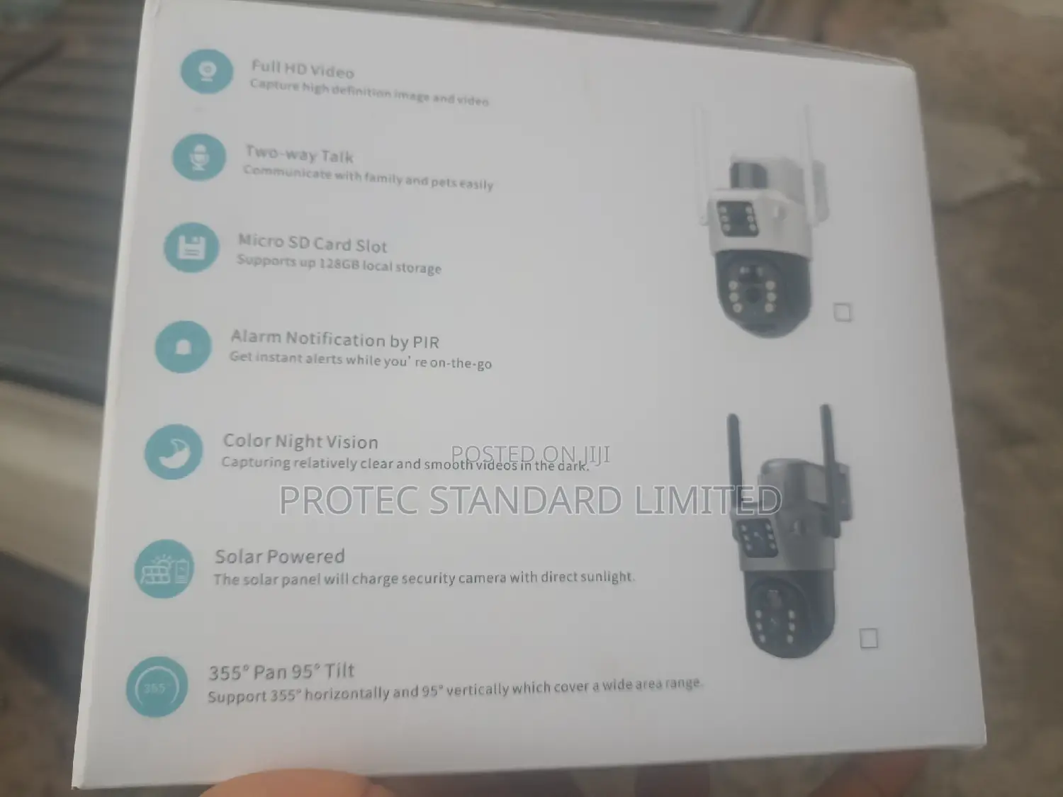 4g Solar PTZ Camera Dual Lens