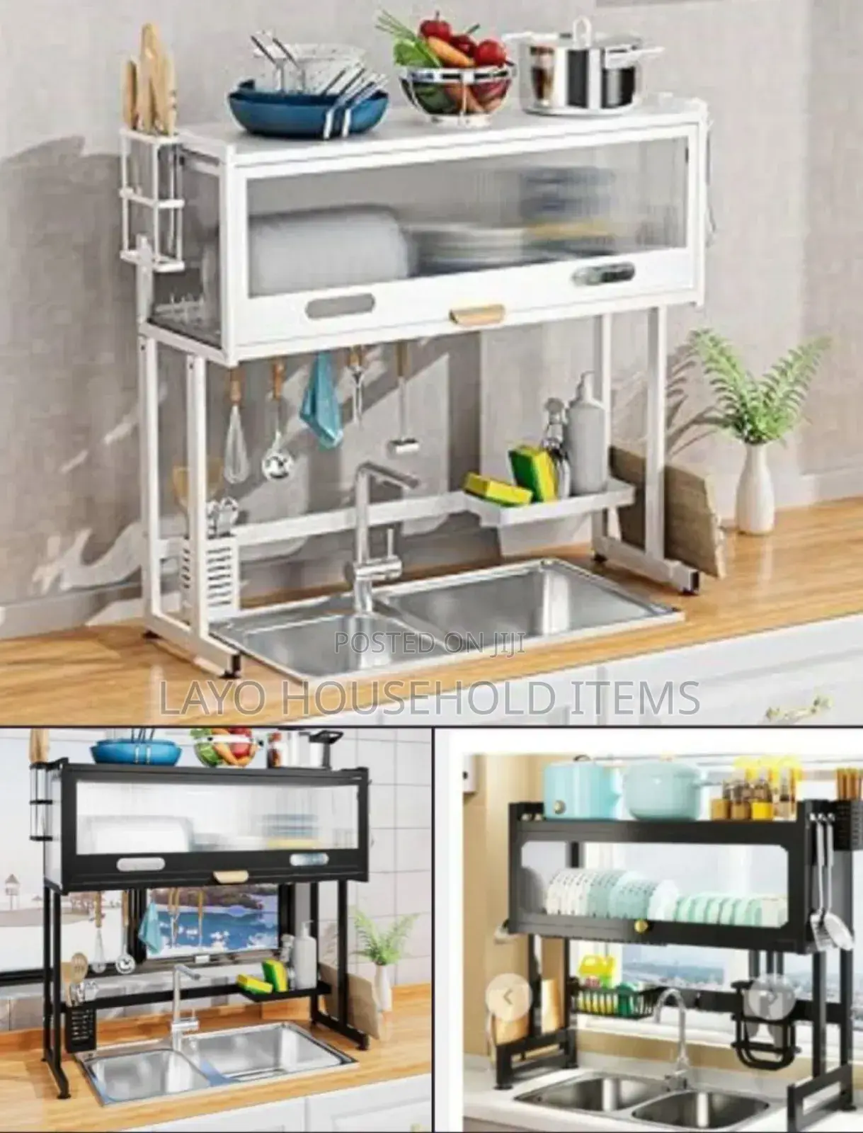 Over the Sink Dish Drying Rack