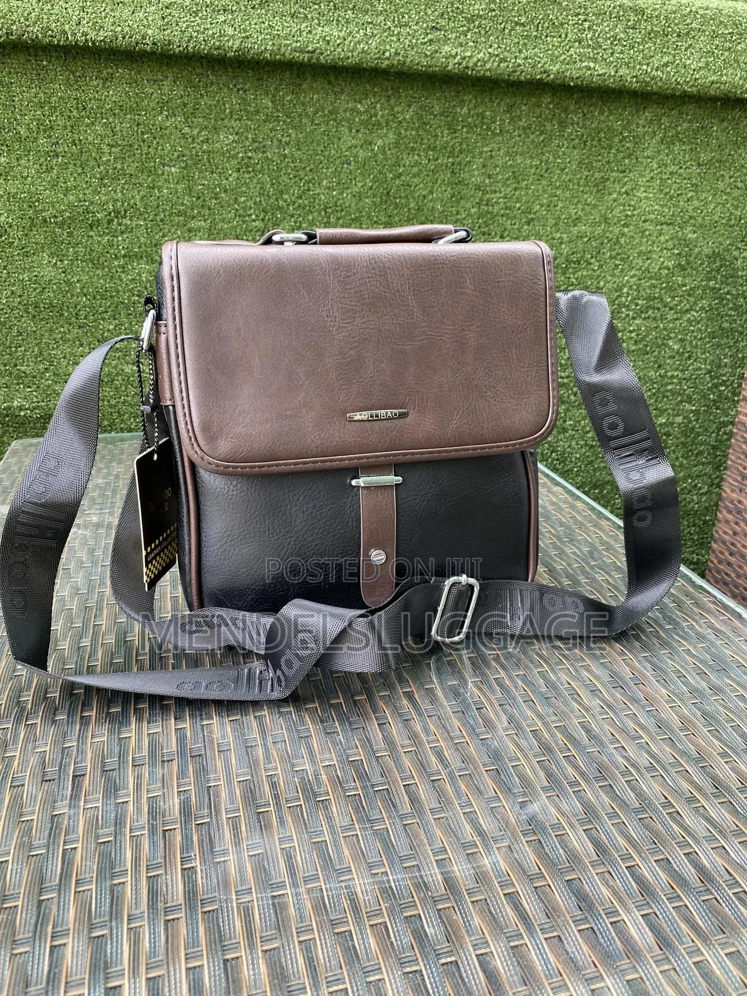 Brown Quality Leather Side Bag