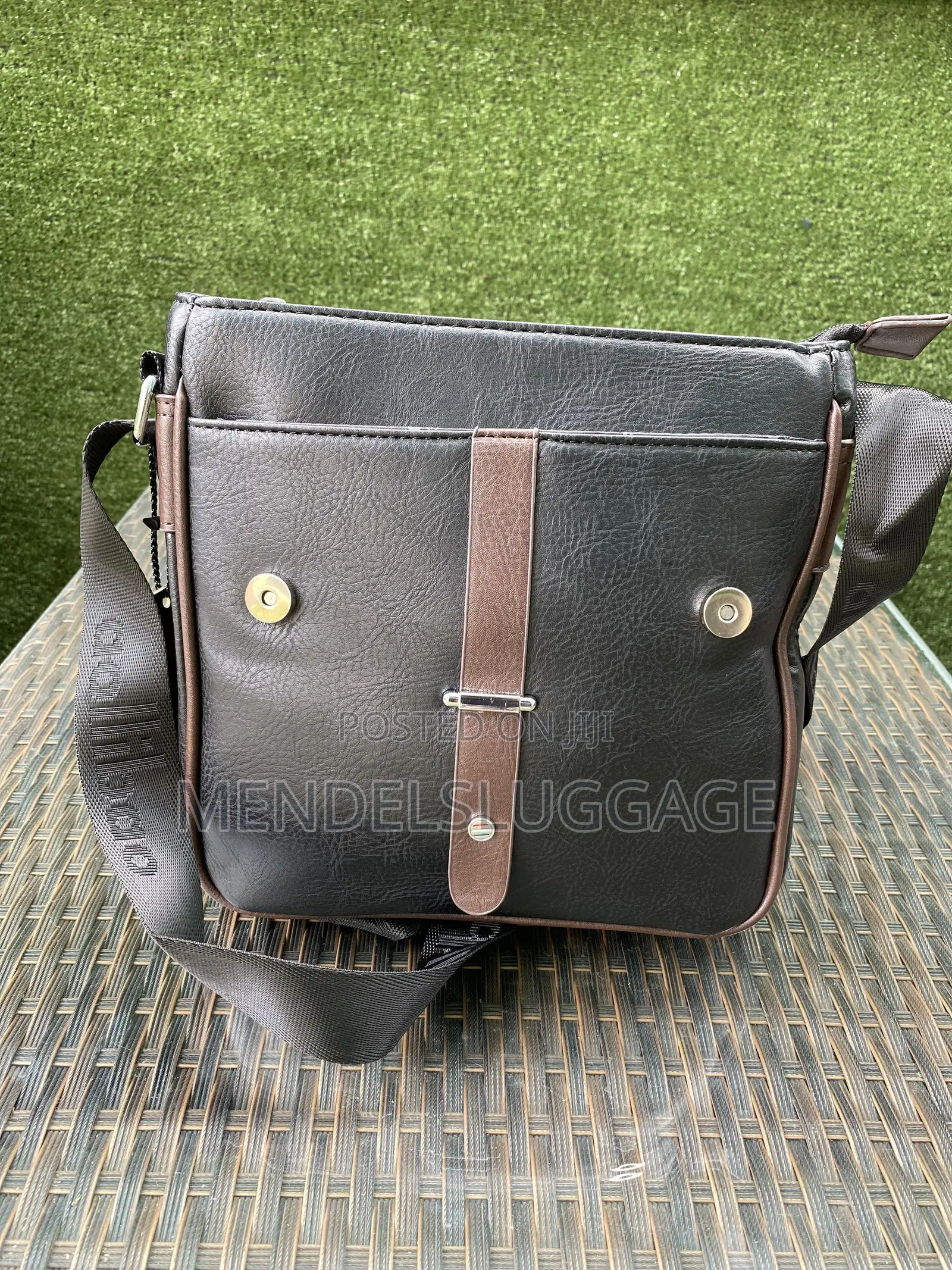 Brown Quality Leather Side Bag