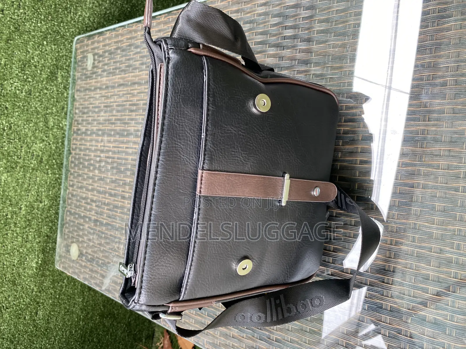 Faux Leather Cross Bag
