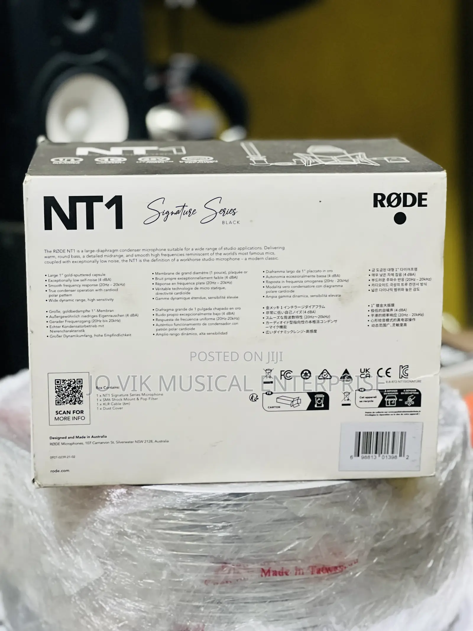 Nt1 Rode Studio Condenser Microphone