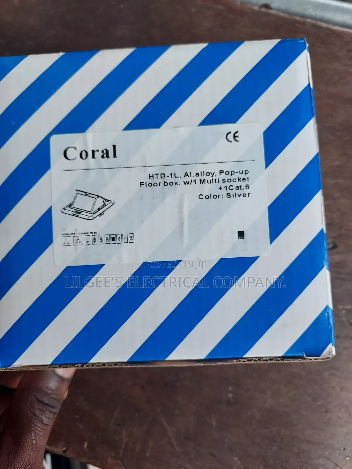 Floor Socket With Internet Port 1 Gang