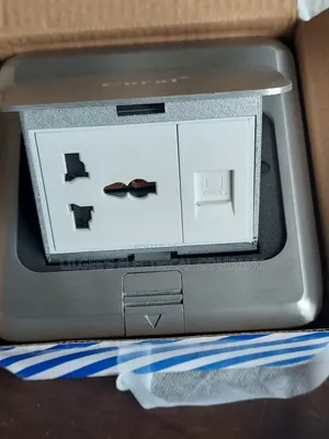 Floor Socket With Internet Port 1 Gang