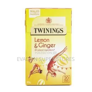 Twinings Lemon and Ginger Tea. A Pack of 4