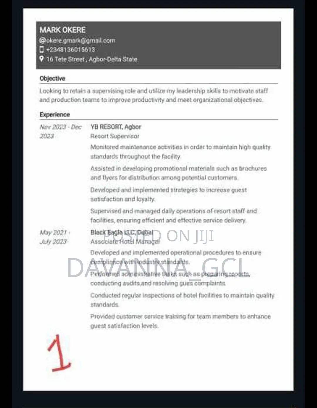 Logistics Manager