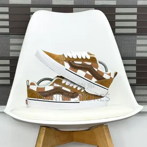 High Quality Vans Knu Skool “Mega Check - Brown