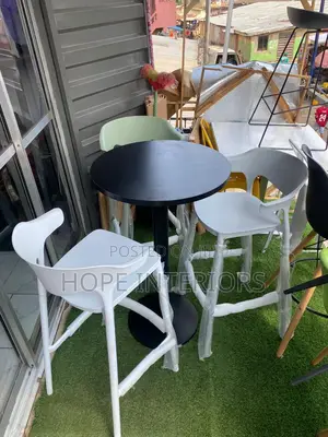 Three in One Bar Stools With Center Table