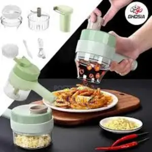 4 in 1 Handheld Electric Vegetables Cutter Chili Slicer