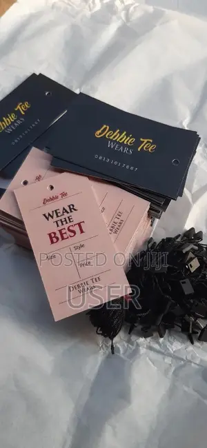Tags for Clothes, Etc