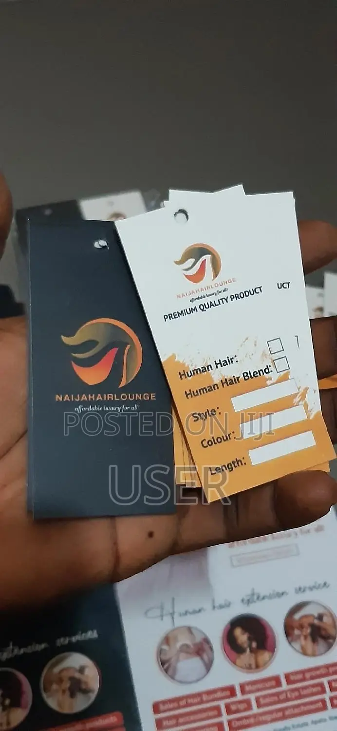 Tags for Clothes, Etc