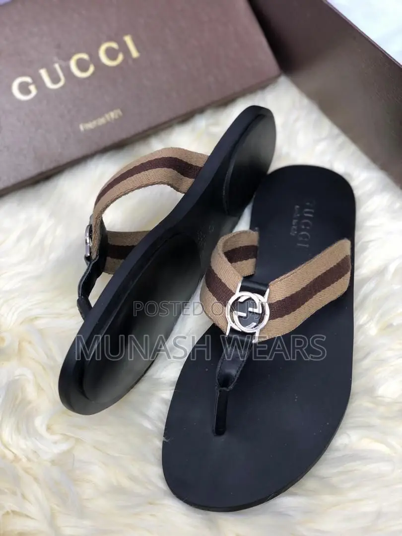 Gucci Leather Slipers