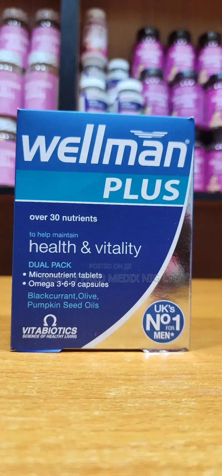 Vitabiotics Wellman Plus