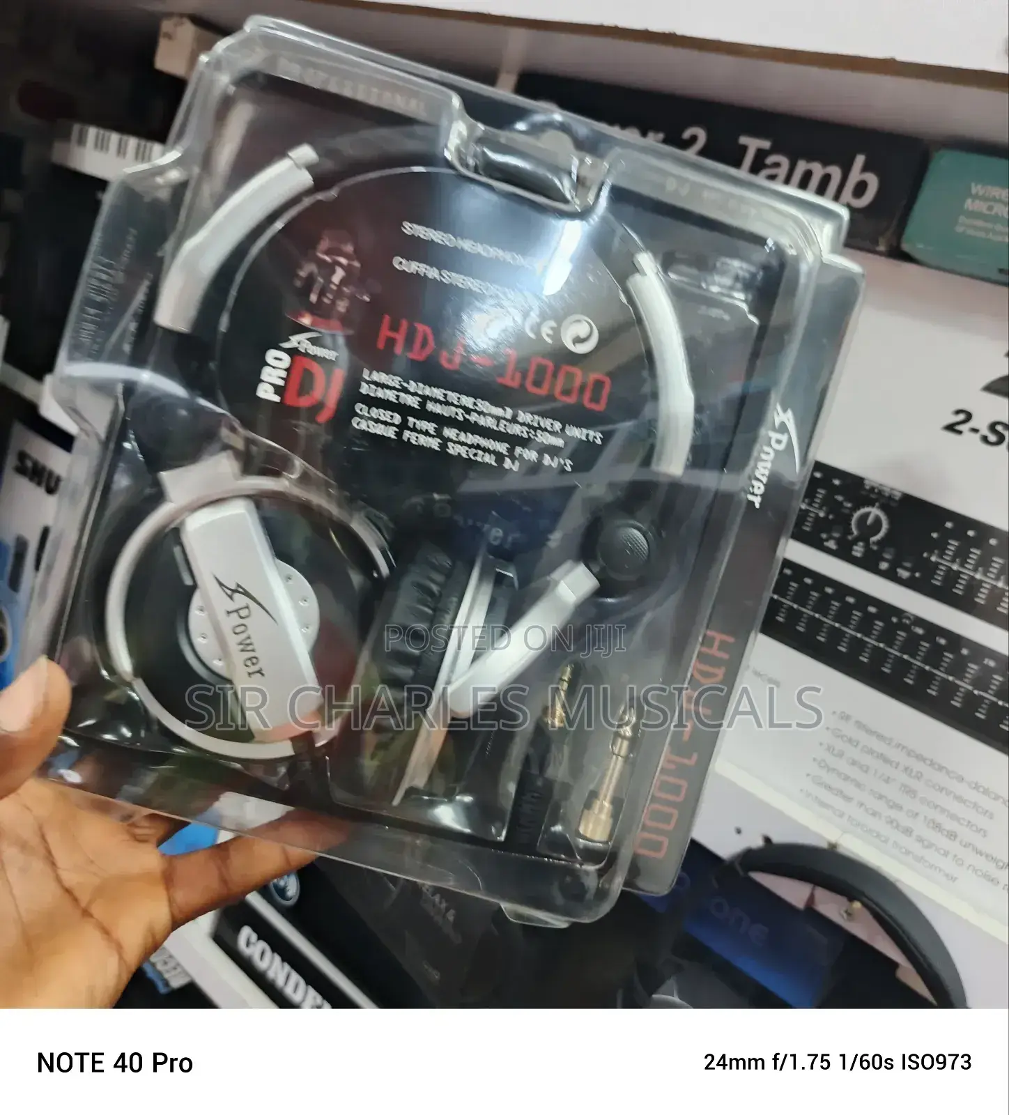 Powerneer Hdj1000 Studio Headphone