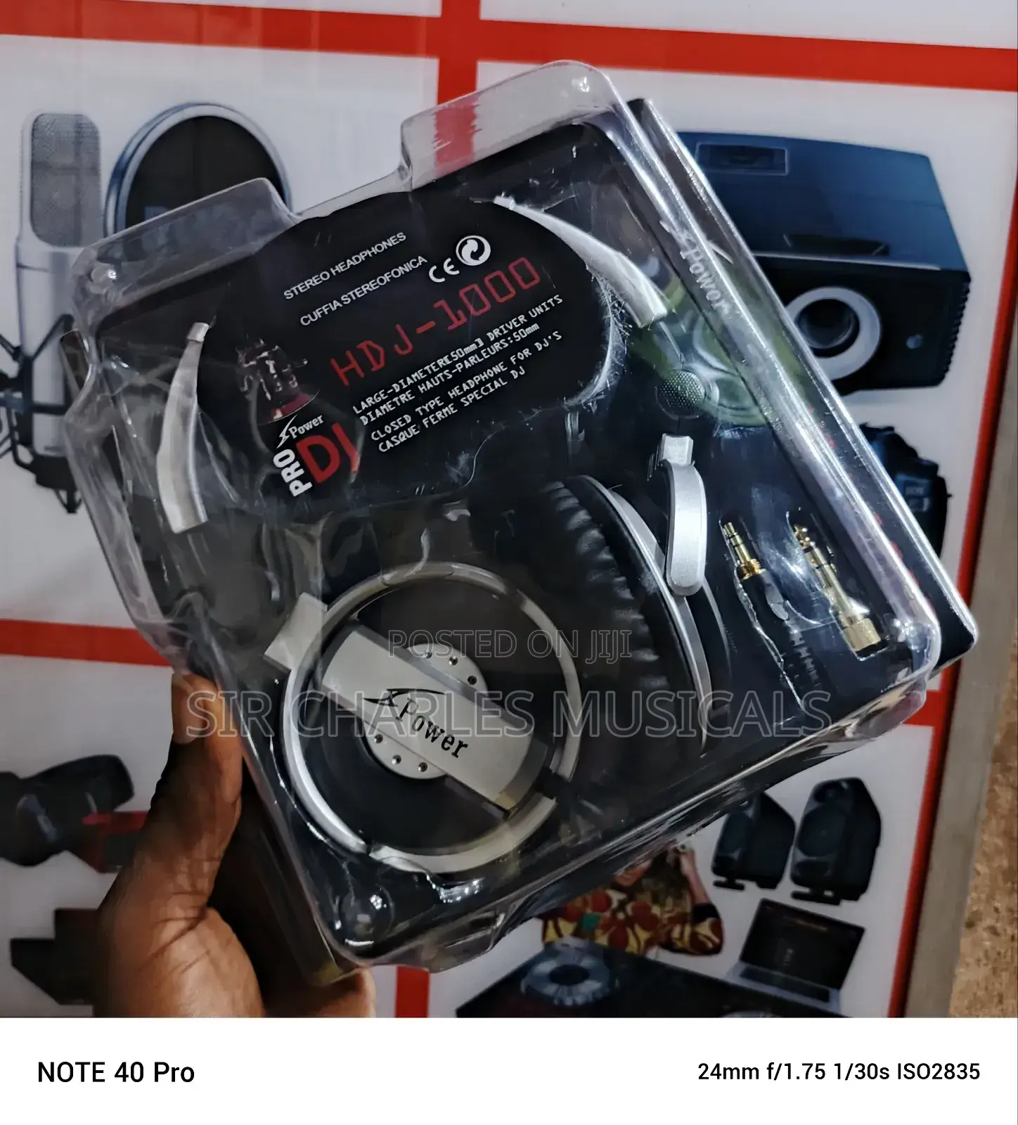 Powerneer Hdj1000 Studio Headphone