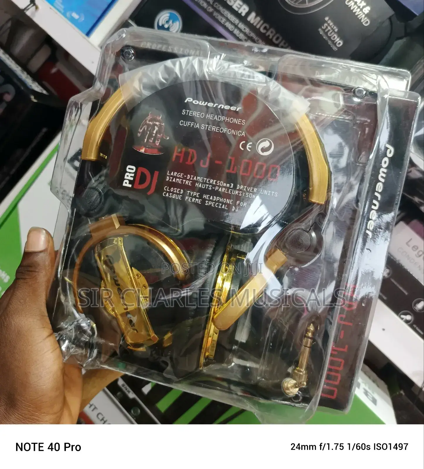 Powerneer Hdj1000 Studio Headphone