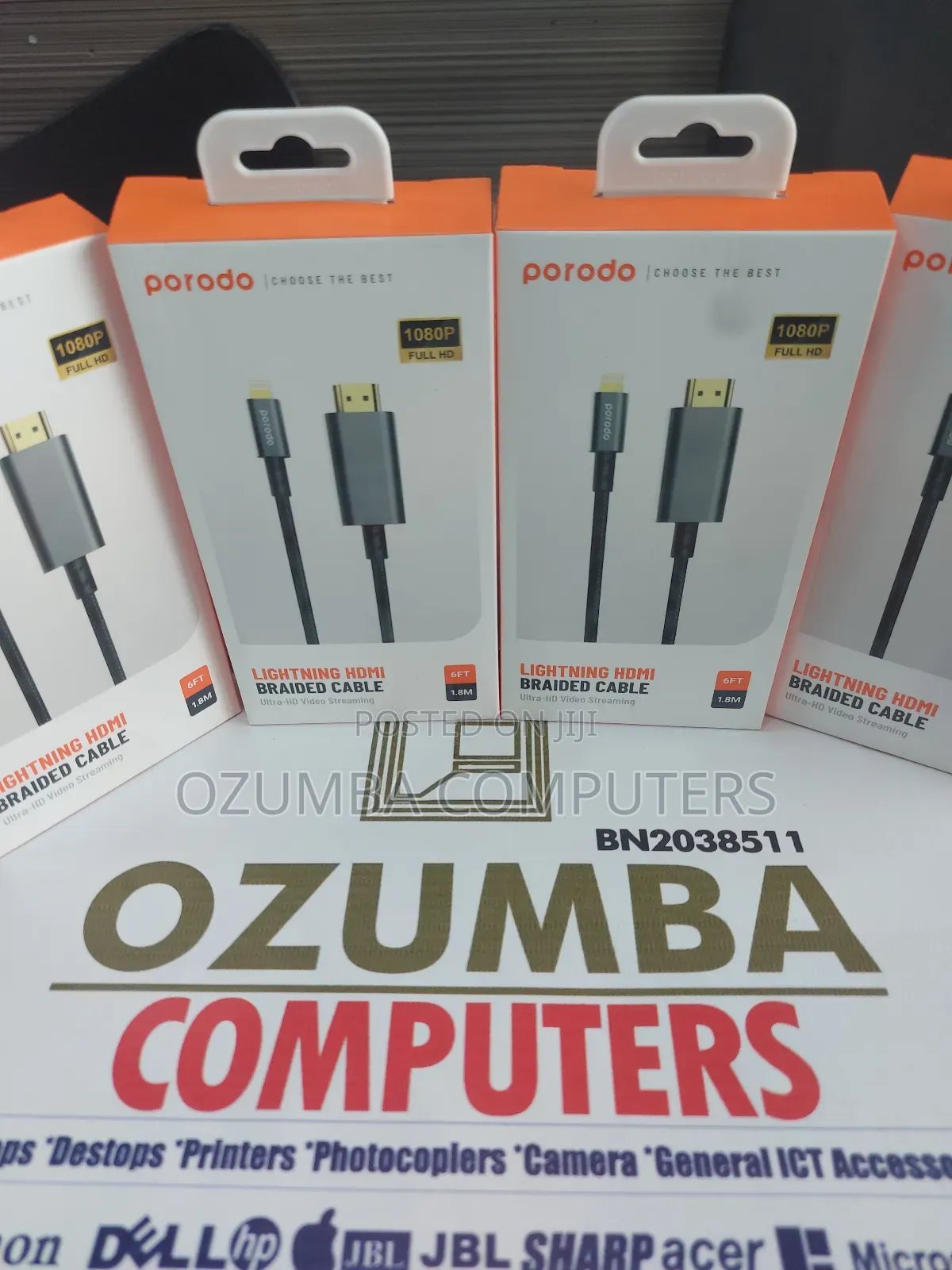 Porodo HD Lightining to HDMI Cable