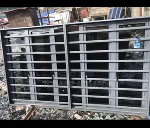 Ebm Casement Window Attached With Security Iron Bars
