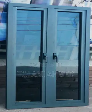 Ebm Casement Window Attached With Security Iron Bars