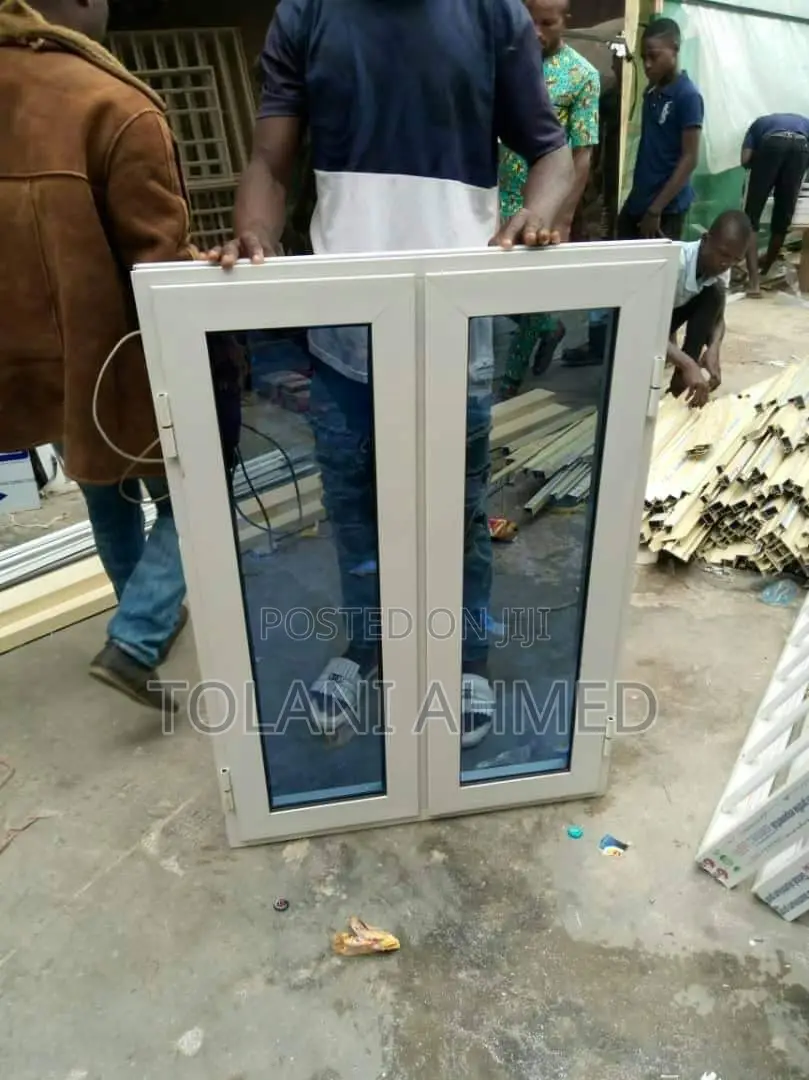 Ebm Casement Window Attached With Security Iron Bars