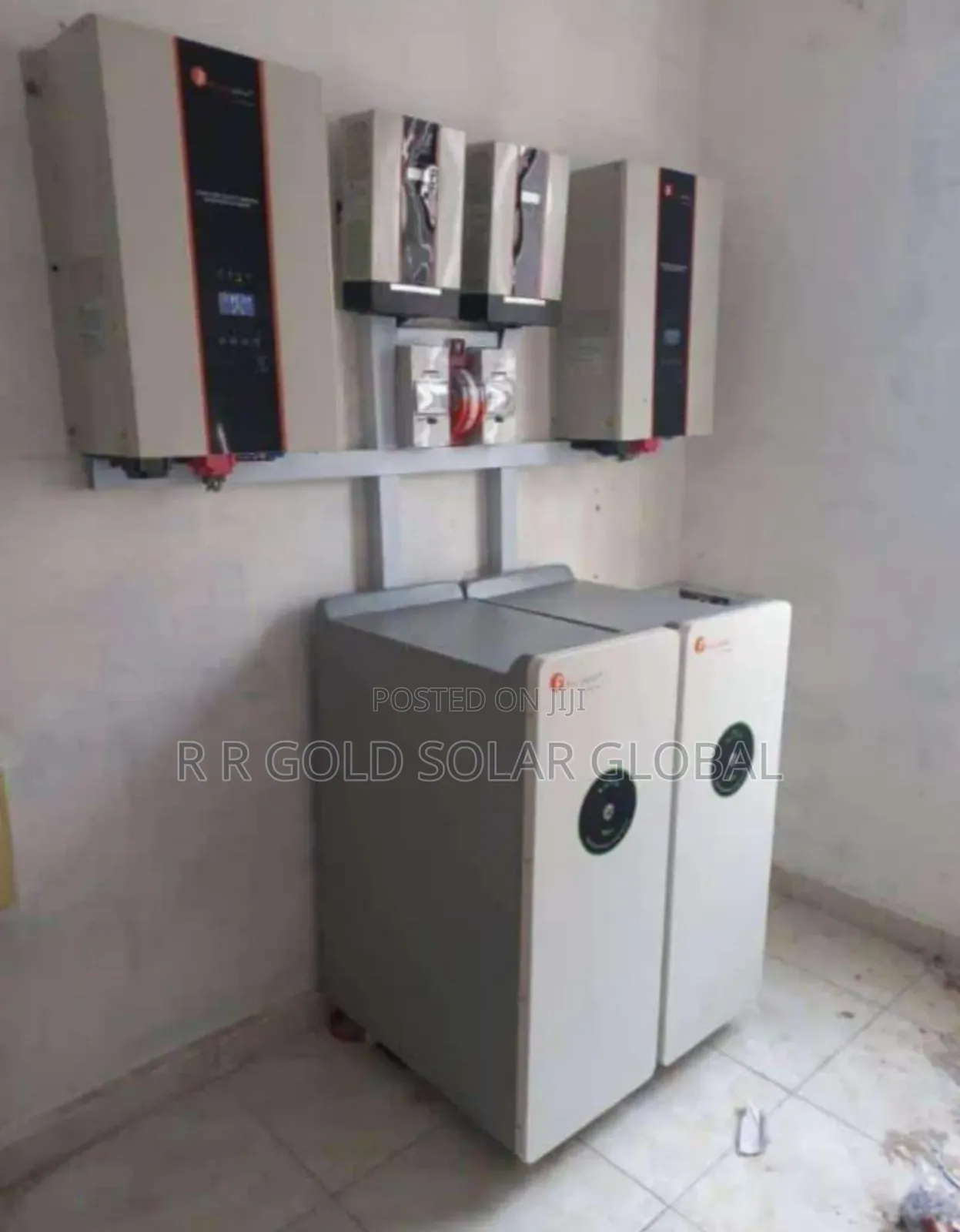 30kva Inverter And 30kwh Lithium Battery Installation