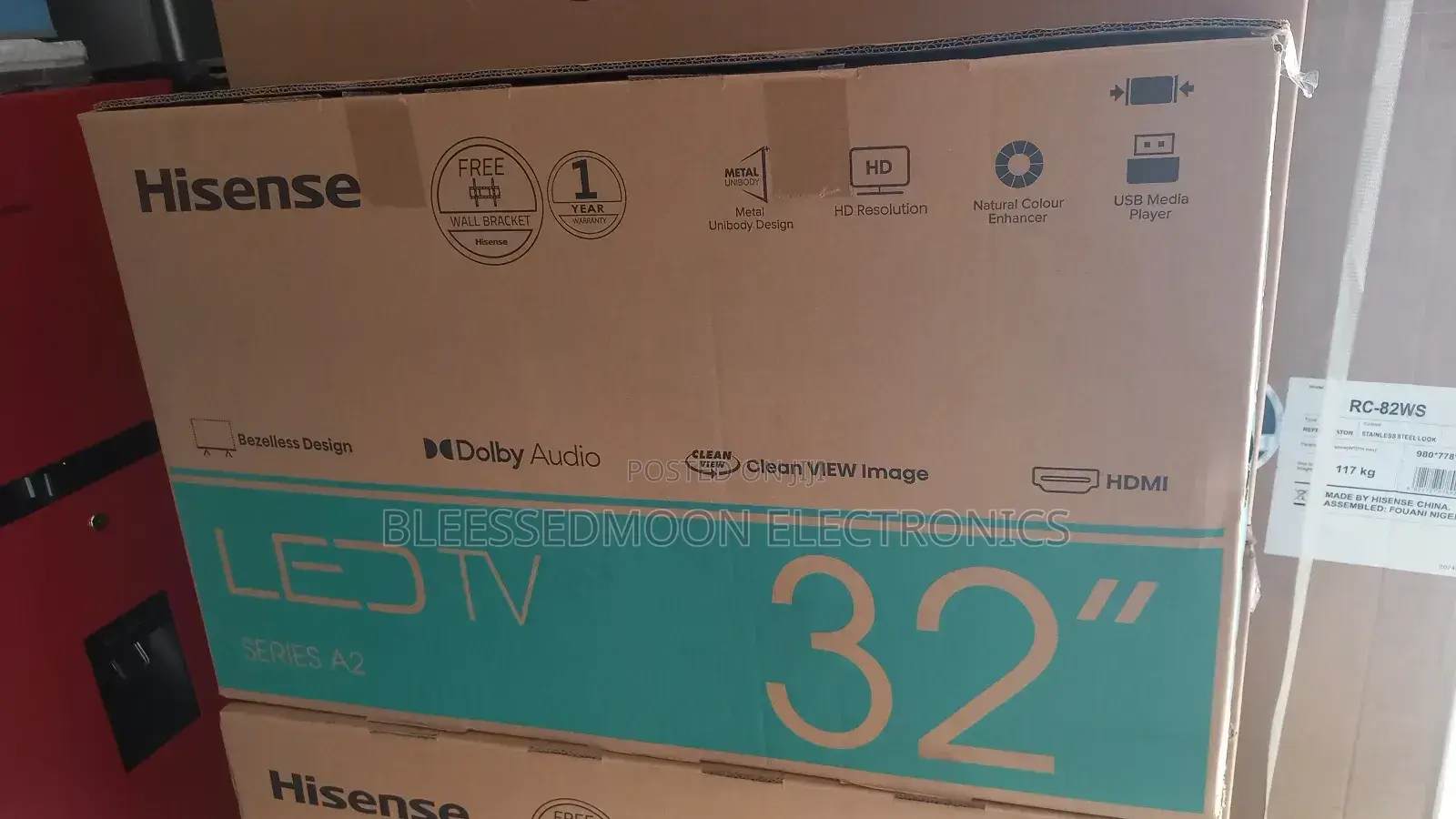 Hisense Triple Panel 32inches Double Screen Television