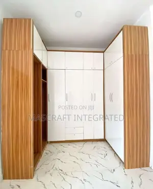 HDF Wood Wardrobe