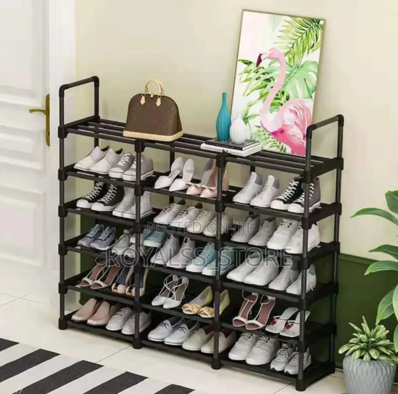 6-Layer Multi-Functional Assembly Multi-Layer Shoe Rack