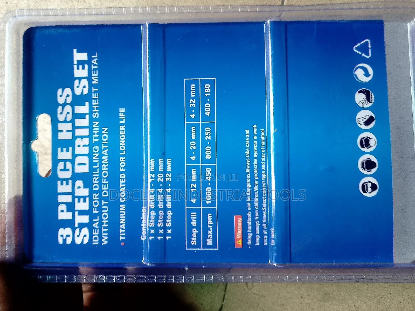 Set of Step Drill Bits