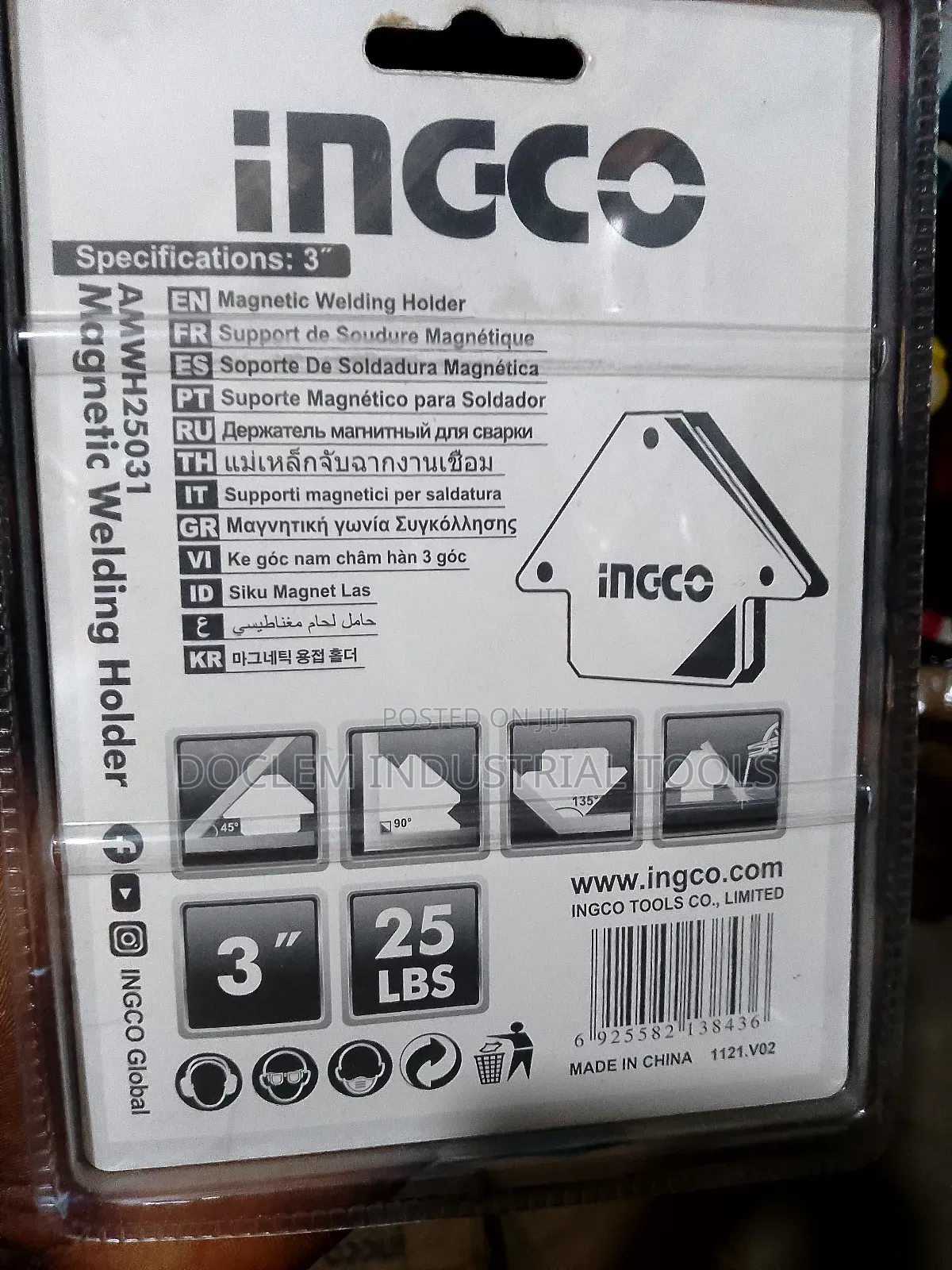Ingco Magnetic Welding Holder